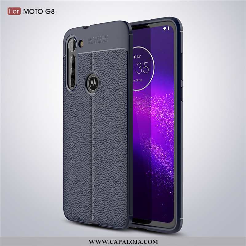 Capas Moto G8 Couro Preto Antiderrapante Anti Suor, Capa Moto G8 Soft Comprar