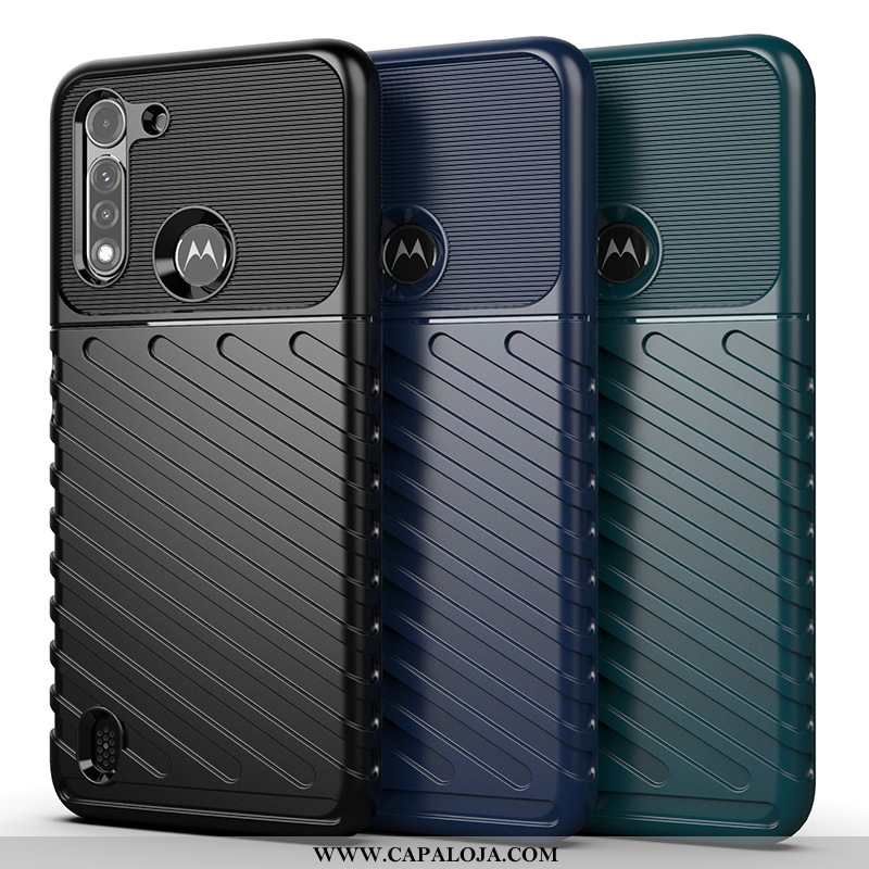 Capas Moto G8 Power Lite Protetoras Antiqueda Preto, Capa Moto G8 Power Lite Telemóvel Venda