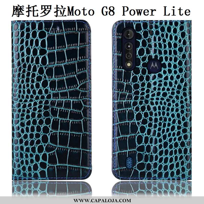 Capas Moto G8 Power Lite Protetoras Tigrada Cover Marrom Castanho, Capa Moto G8 Power Lite Couro Gen