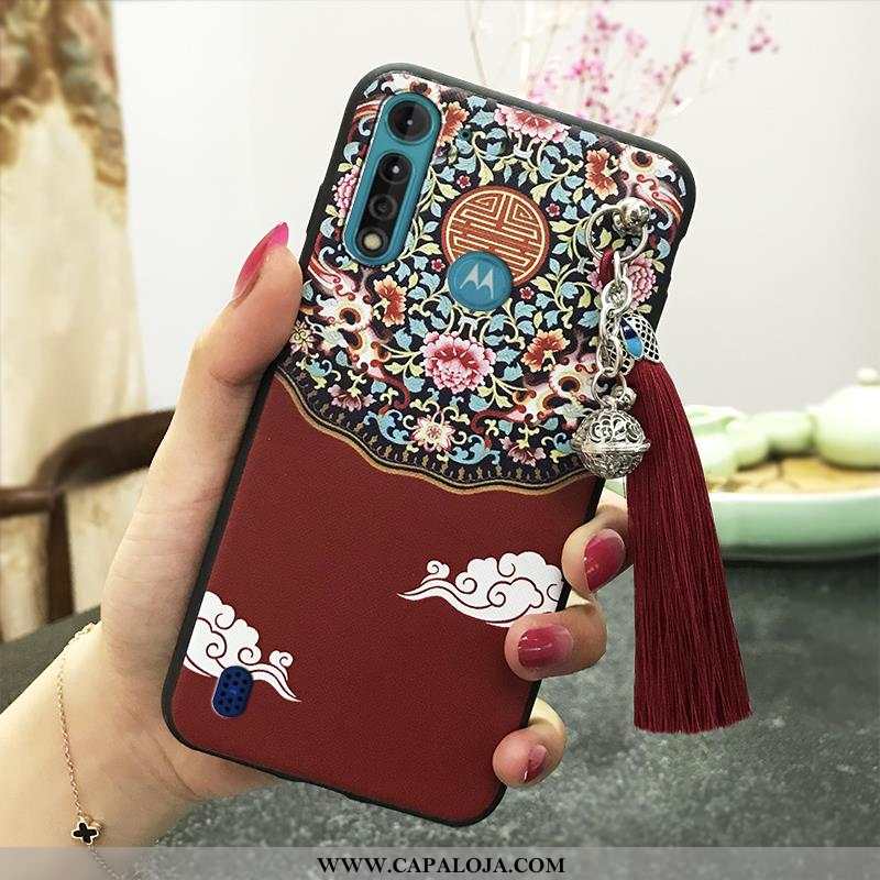 Capas Moto G8 Power Lite Silicone Soft Cases Feminino Rosa, Capa Moto G8 Power Lite Vintage Barato