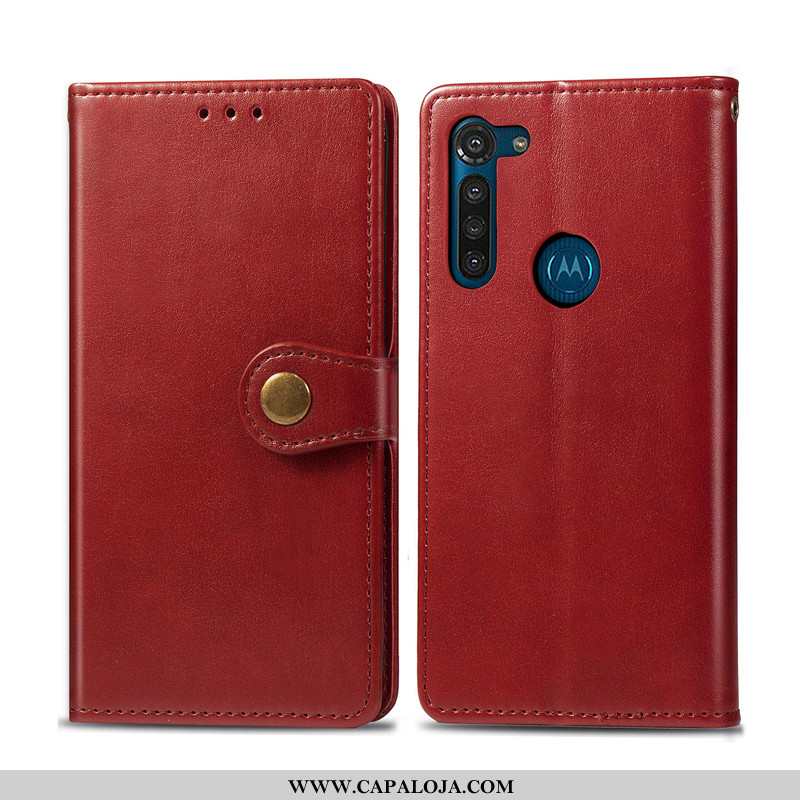 Capas Moto G8 Power Protetoras Simples Cases Couro Verde, Capa Moto G8 Power Cordao Promoção