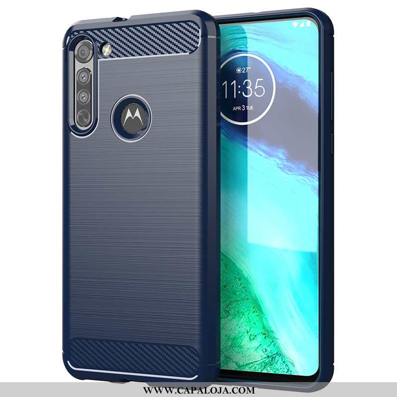 Capas Moto G8 Protetoras Telemóvel Cases Cinza, Capa Moto G8 Silicone Comprar