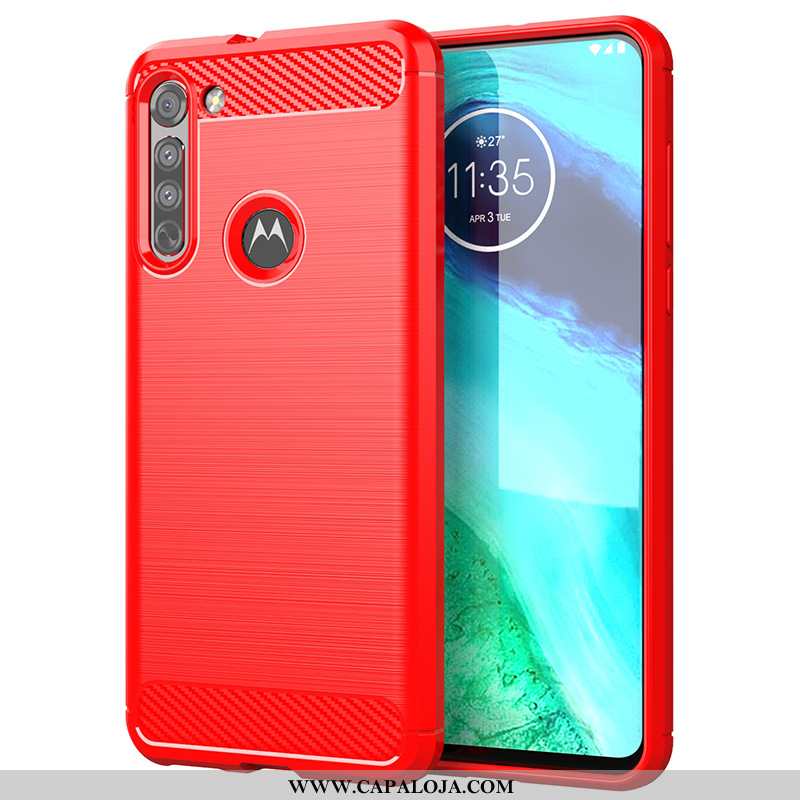 Capas Moto G8 Protetoras Telemóvel Cases Cinza, Capa Moto G8 Silicone Comprar