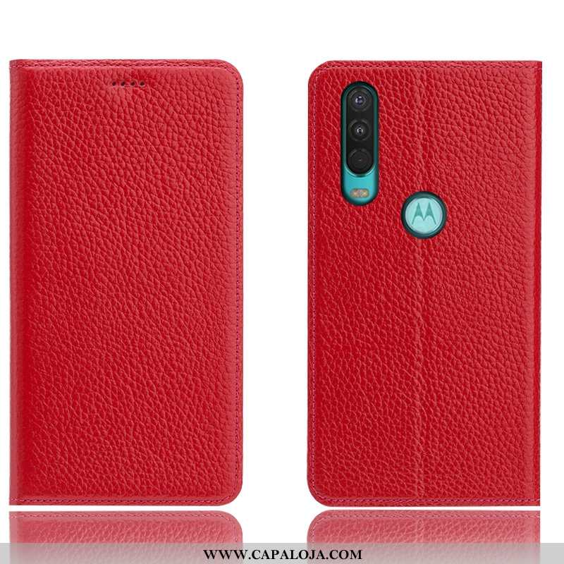 Capas Motorola One Action Protetoras Completa Cover Marrom Castanho, Capa Motorola One Action Couro 