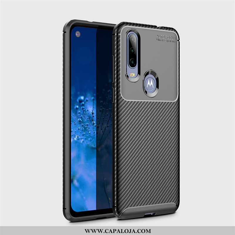 Capas Motorola One Action Protetoras Telemóvel Soft Cases Castanho, Capa Motorola One Action Fosco B