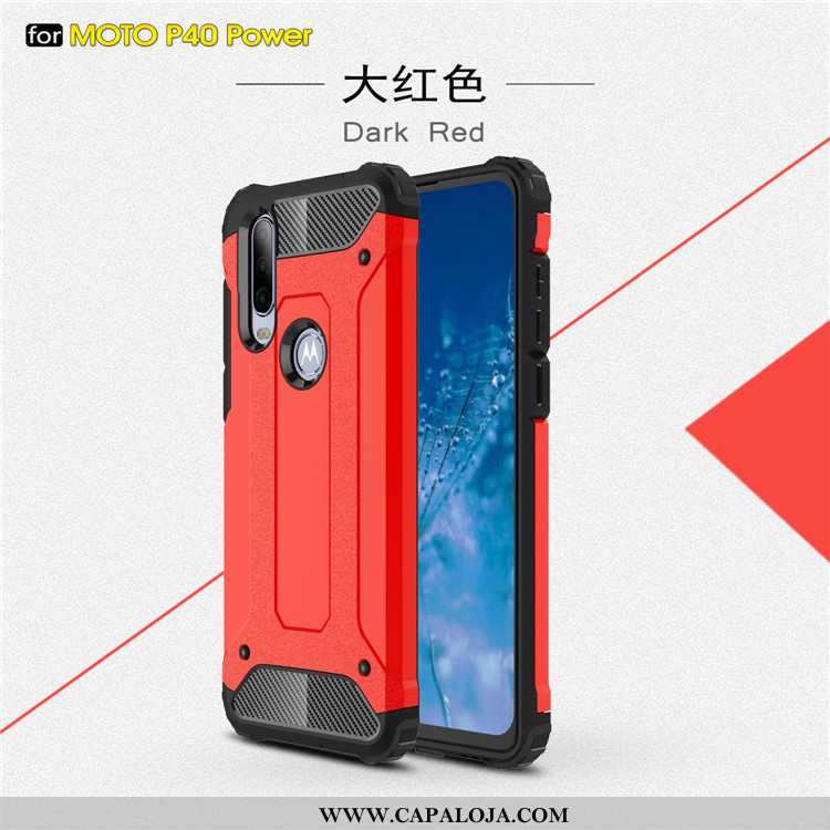 Capas Motorola One Action Tendencia Vermelha Completa Vermelho, Capa Motorola One Action Protetoras 