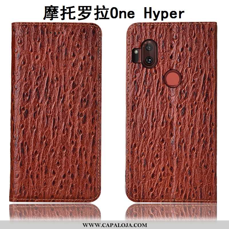 Capas Motorola One Hyper Couro Legitimo Cases Vermelha Vermelho, Capa Motorola One Hyper Protetoras 