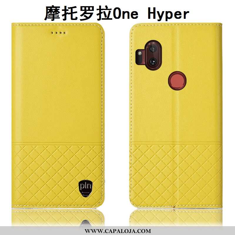 Capas Motorola One Hyper Protetoras Cases Cover Marrom Castanho, Capa Motorola One Hyper Couro Genuí