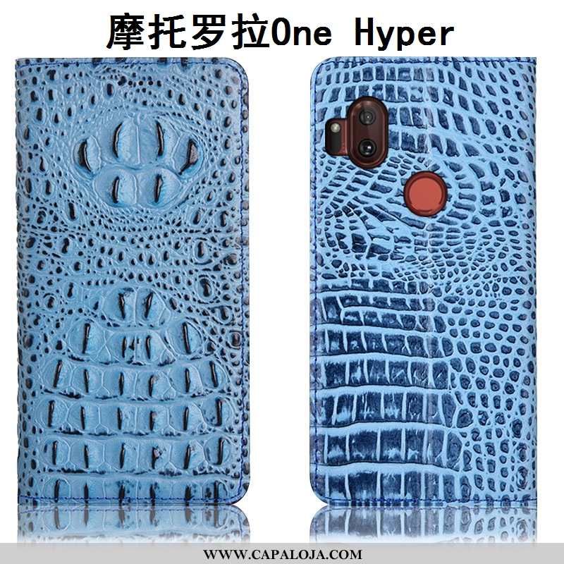 Capas Motorola One Hyper Protetoras Cases Telemóvel Antiqueda Azul, Capa Motorola One Hyper Couro Ge