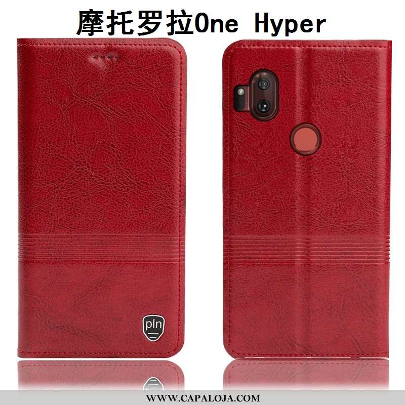 Capas Motorola One Hyper Protetoras Marrom Completa Castanho, Capa Motorola One Hyper Couro Legitimo