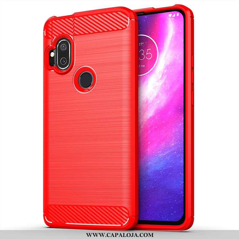 Capas Motorola One Hyper Telemóvel Cases Vermelha Vermelho, Capa Motorola One Hyper Venda