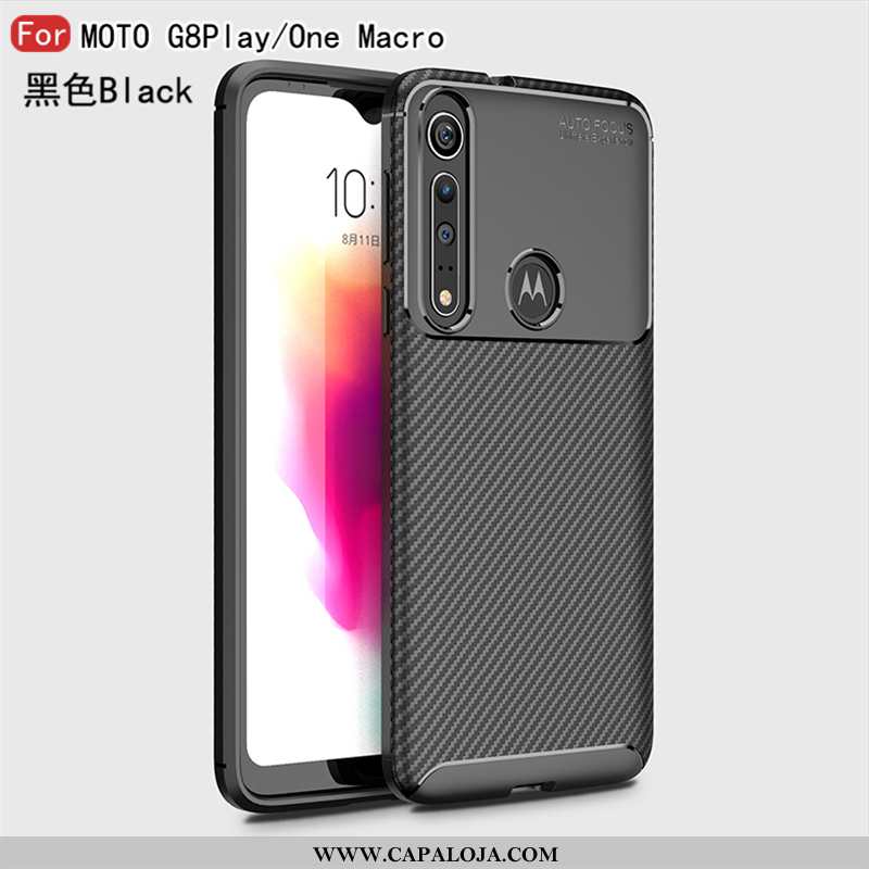 Capas Motorola One Macro Silicone Completa Antiqueda Soft Preto, Capa Motorola One Macro Couro Venda