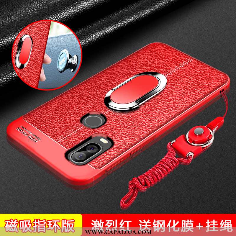 Capas Motorola One Vision Silicone Vermelha Para Reveillon Telemóvel Vermelho, Capa Motorola One Vis