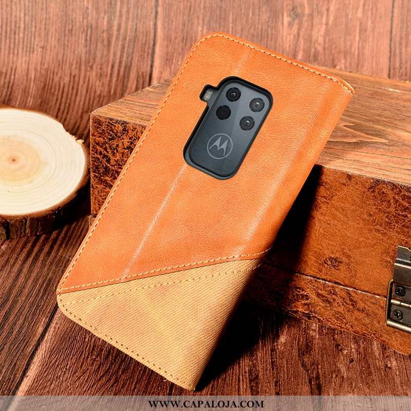 Capas Motorola One Zoom Couro Antiqueda Suporte Vermelho, Capa Motorola One Zoom Protetoras Online