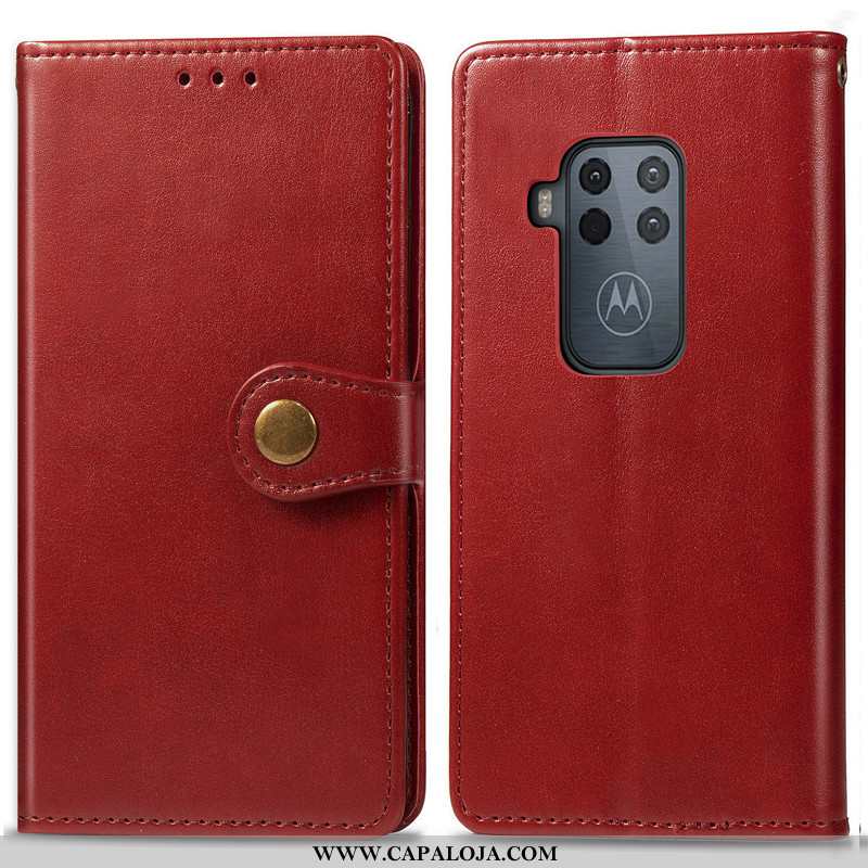 Capas Motorola One Zoom Protetoras Lisas Business Vermelho, Capa Motorola One Zoom Cordao Baratas