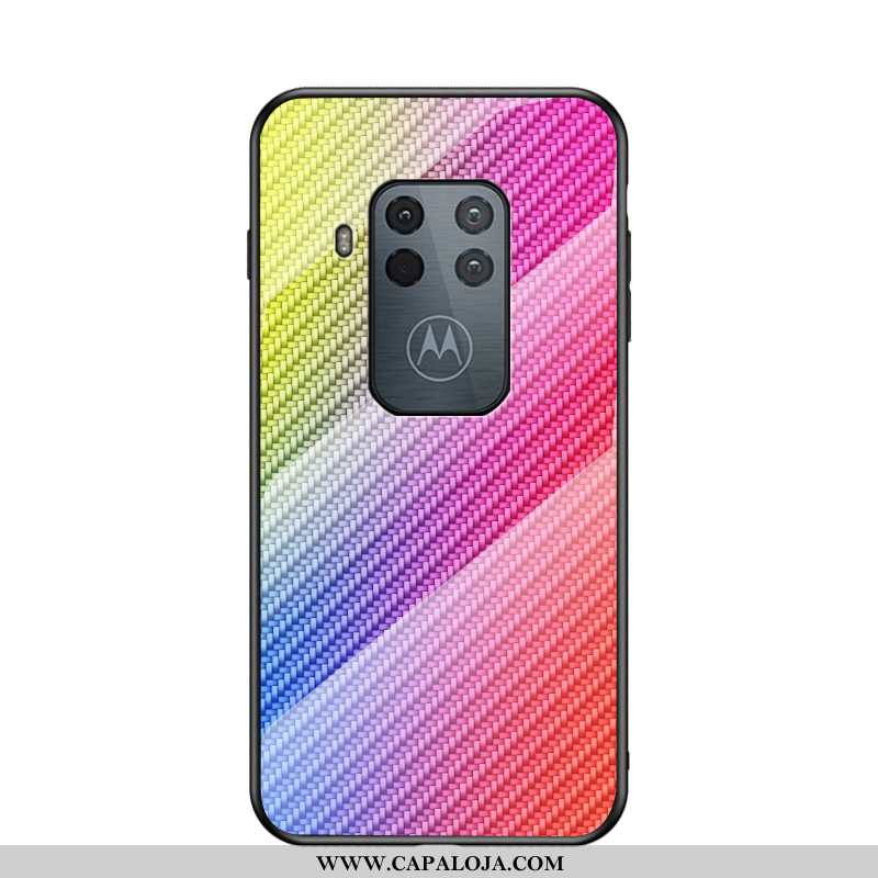 Capas Motorola One Zoom Soft Tendencia Malha Vidro Roxo, Capa Motorola One Zoom Protetoras Barato