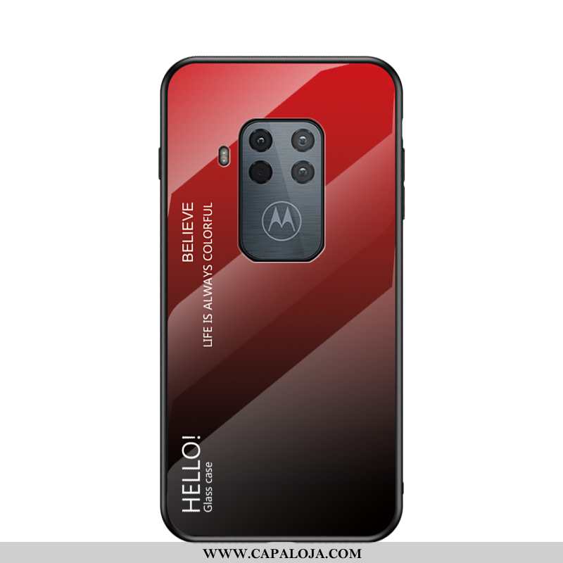 Capas Motorola One Zoom Tendencia Feminino Antiqueda Resistente Vermelho, Capa Motorola One Zoom Pro