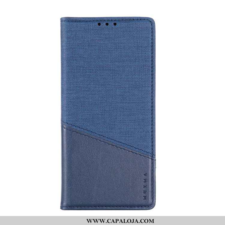 Capas Nokia 2.2 Couro Cover Cases Preto, Capa Nokia 2.2 Lona Barato