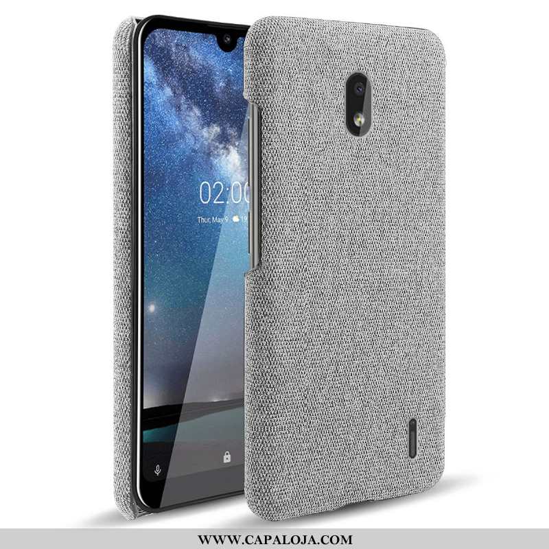 Capas Nokia 2.2 Slim Cases Telemóvel Tecido Cinza, Capa Nokia 2.2 Protetoras Barato