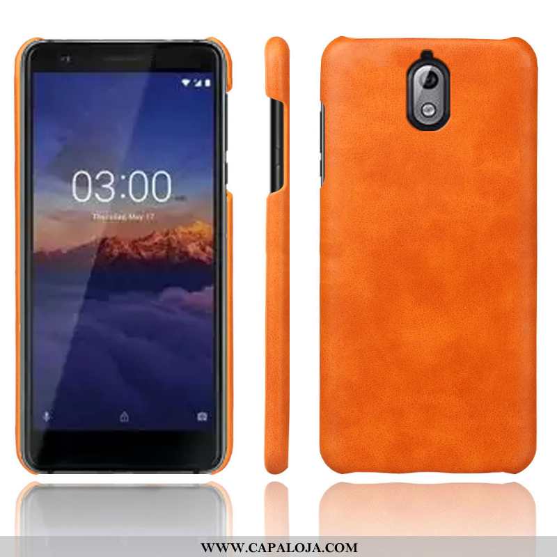 Capas Nokia 3.1 Couro Protetoras Telemóvel Business Vermelho, Capa Nokia 3.1 Tendencia Promoção