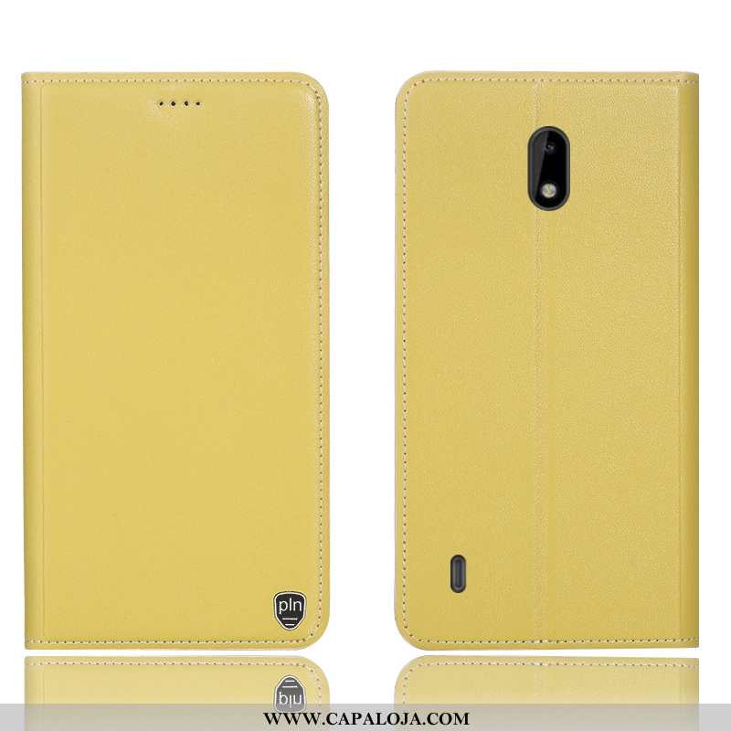 Capas Nokia 3.1 Protetoras Cases Cover Amarelo, Capa Nokia 3.1 Couro Legitimo Baratas