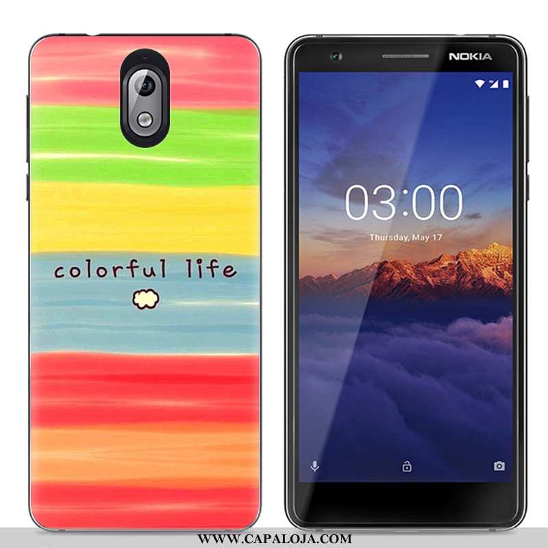 Capas Nokia 3.1 Soft Colorido Tendencia Cases, Capa Nokia 3.1 Protetoras Venda