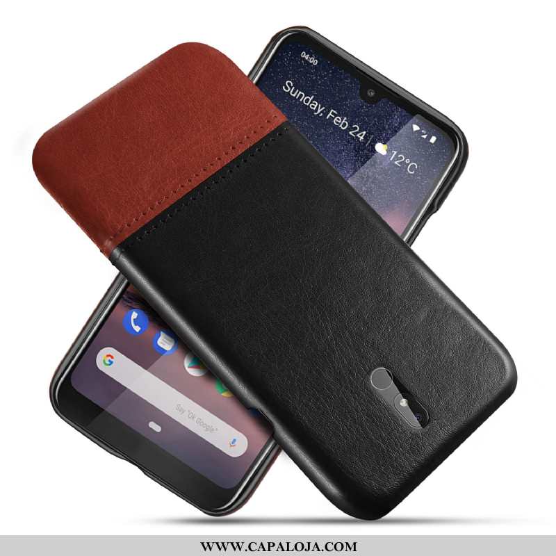 Capas Nokia 3.2 Couro Personalizada Criativas Resistente Vermelho, Capa Nokia 3.2 Protetoras Barato