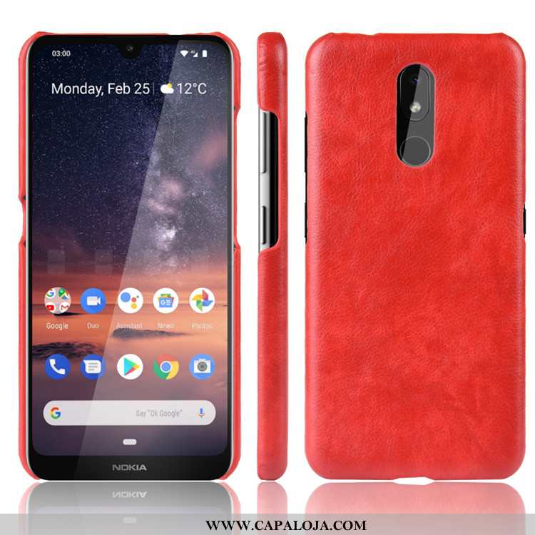 Capas Nokia 3.2 Protetoras Masculino Telemóvel Tendencia Preto, Capa Nokia 3.2 Couro Venda