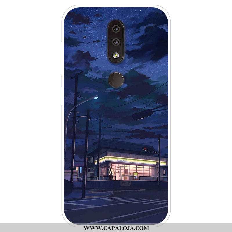 Capas Nokia 4.2 Desenho Animado Telemóvel Azul Escuro Masculino, Capa Nokia 4.2 Tendencia Barato