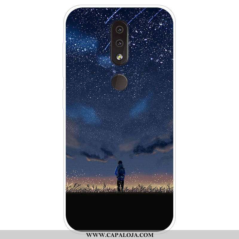 Capas Nokia 4.2 Desenho Animado Telemóvel Azul Escuro Masculino, Capa Nokia 4.2 Tendencia Barato