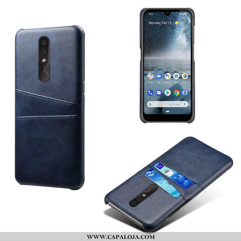 Capas Nokia 4.2 Protetoras Cases Tendencia Azul Escuro, Capa Nokia 4.2 Couro Comprar