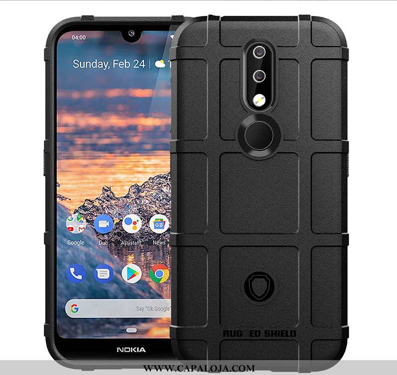 Capas Nokia 4.2 Silicone Cases Completa Preto, Capa Nokia 4.2 Personalizado Comprar