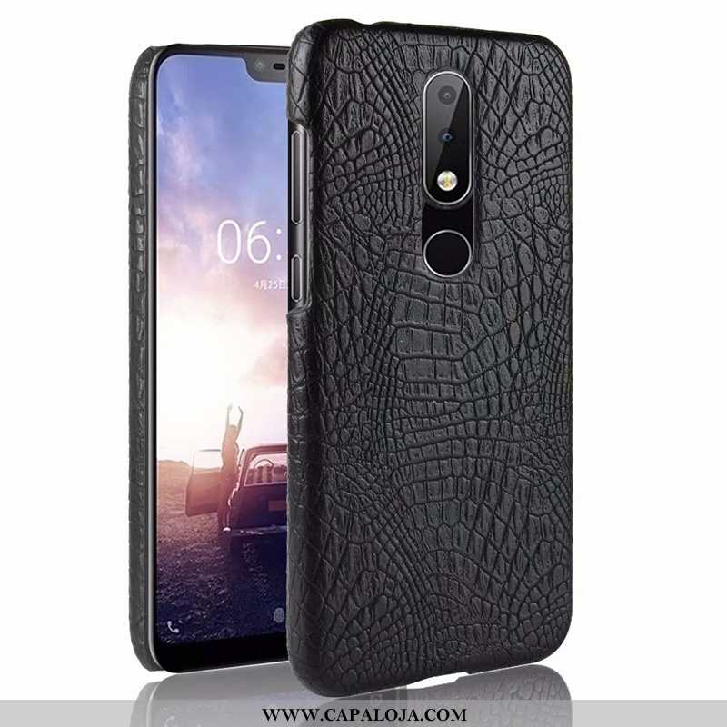 Capas Nokia 5.1 Plus Couro Cases Laranja, Capa Nokia 5.1 Plus Protetoras Baratas