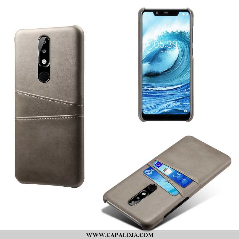 Capas Nokia 5.1 Plus Couro Rosa Antiqueda, Capa Nokia 5.1 Plus Protetoras Baratas