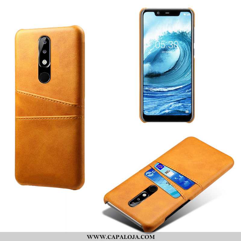 Capas Nokia 5.1 Plus Couro Rosa Antiqueda, Capa Nokia 5.1 Plus Protetoras Baratas