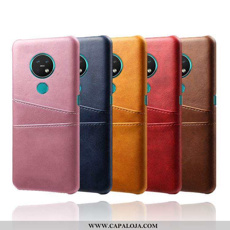 Capas Nokia 6.2 Couro Cases Couro Telemóvel Rosa, Capa Nokia 6.2 Personalizado Baratos