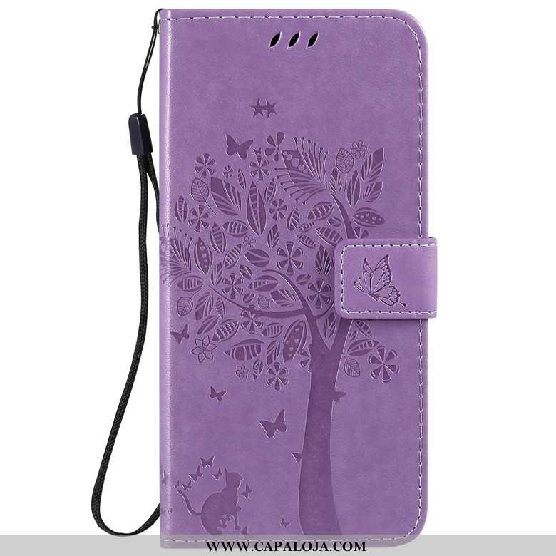 Capas Nokia 6.2 Couro Catinet Cover Grande Roxo, Capa Nokia 6.2 Protetoras Promoção