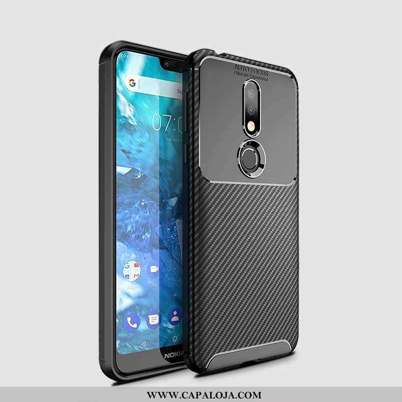 Capas Nokia 7.1 Slim Completa Fibra Castanho, Capa Nokia 7.1 Soft Baratos