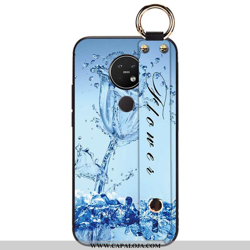 Capas Nokia 7.2 Criativas Cases Silicone Azul, Capa Nokia 7.2 Desenho Animado Venda