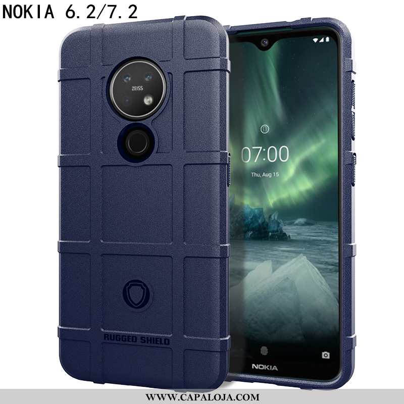 Capas Nokia 7.2 Silicone Cases Antiderrapante Cinza, Capa Nokia 7.2 Tendencia Online