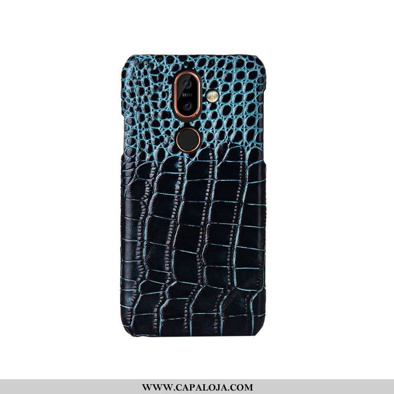 Capas Nokia 7 Plus Protetoras Azul Luxo, Capa Nokia 7 Plus Estiloso Comprar