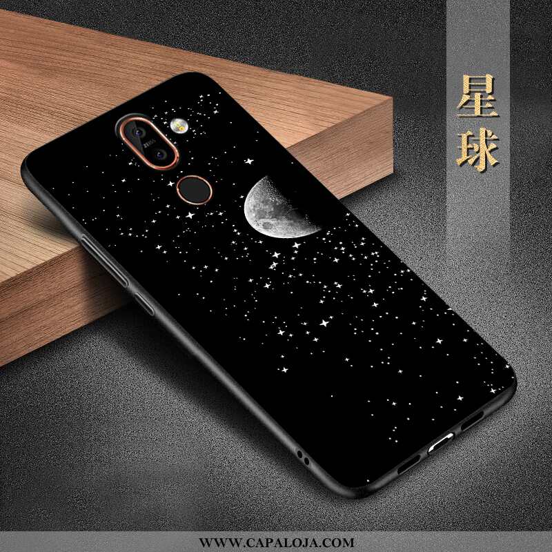 Capas Nokia 7 Plus Protetoras Feminino Antiqueda Preto, Capa Nokia 7 Plus Silicone Online