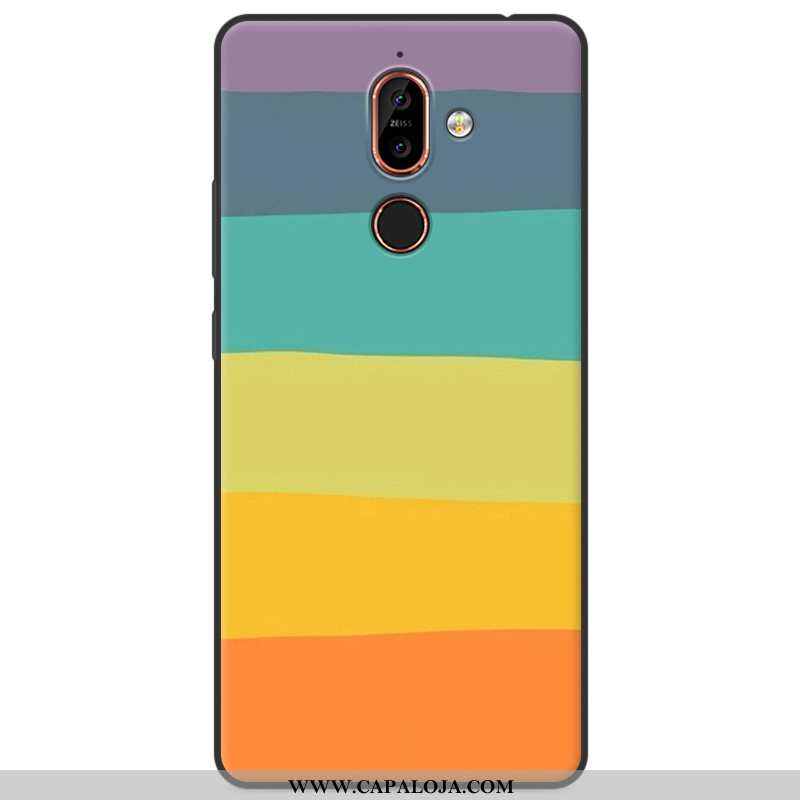 Capas Nokia 7 Plus Silicone Cases Telemóvel Colorido, Capa Nokia 7 Plus Desenho Animado Venda