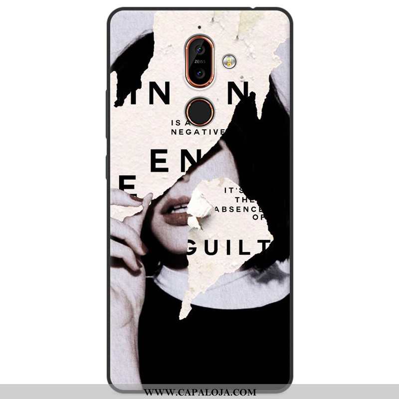 Capas Nokia 7 Plus Silicone Cases Telemóvel Colorido, Capa Nokia 7 Plus Desenho Animado Venda