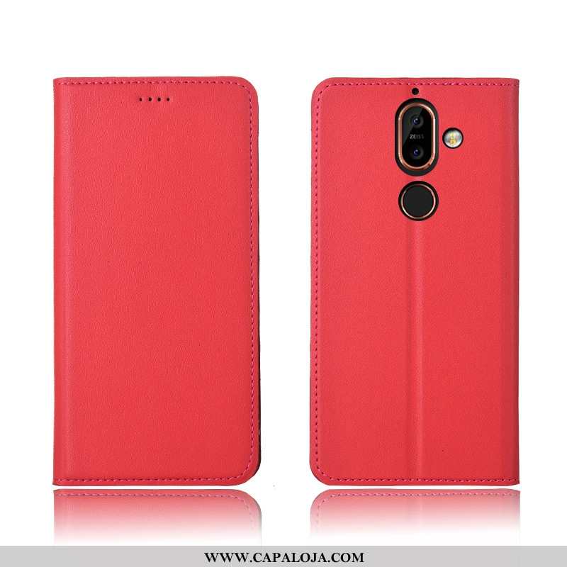 Capas Nokia 7 Plus Silicone Telemóvel Nova Feminino Castanho, Capa Nokia 7 Plus Couro Legitimo Onlin