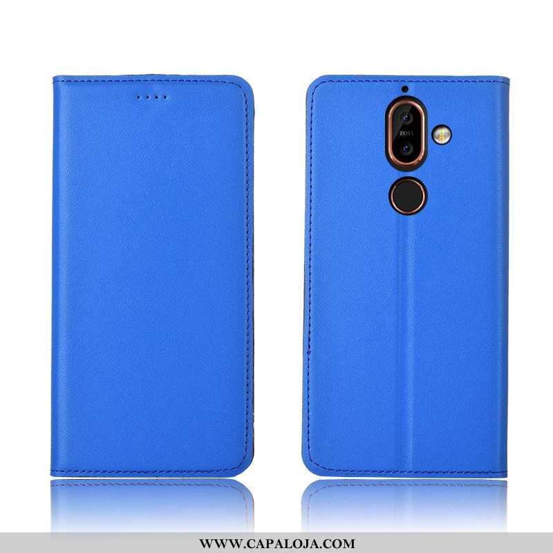 Capas Nokia 7 Plus Silicone Telemóvel Nova Feminino Castanho, Capa Nokia 7 Plus Couro Legitimo Onlin