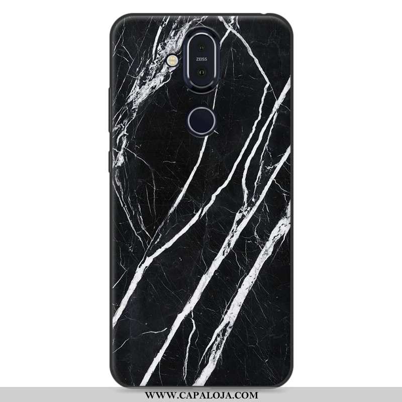 Capas Nokia 8.1 Silicone Telemóvel Criativas Branco, Capa Nokia 8.1 Personalizada Promoção