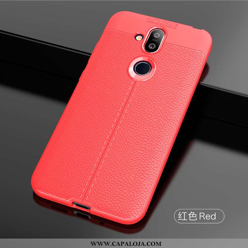 Capas Nokia 8.1 Super Completa Minimalista Cases Cinza, Capa Nokia 8.1 Protetoras Baratas