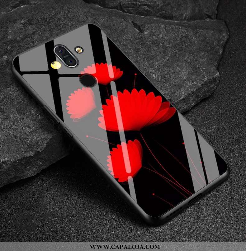 Capas Nokia 8 Sirocco Desenho Animado Cases Vidro Vermelho, Capa Nokia 8 Sirocco Tendencia Comprar