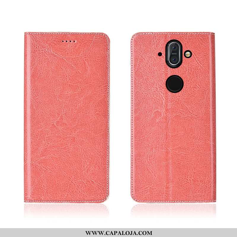 Capas Nokia 8 Sirocco Protetoras Masculino Tigrada Couro Genuíno Preto, Capa Nokia 8 Sirocco Silicon